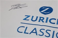 Andrew Novak & Ben Griffin Signed 2025 Zurich Classic Flag & Signed Balls JSA ALOA