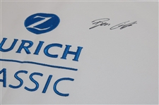 Andrew Novak & Ben Griffin Signed 2025 Zurich Classic Flag & Signed Balls JSA ALOA