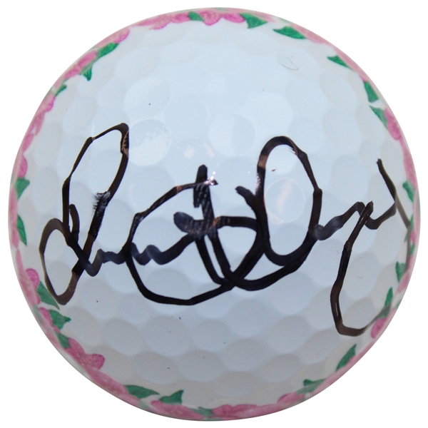Rory McIlroy Signed TaylorMade Masters Azalea Logo Ball JSA ALOA