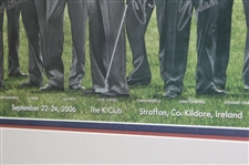 Tiger Woods & Team USA Multi-Signed 2006 Ryder Cup Canvas Print - Framed JSA ALOA