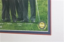 Tiger Woods & Team USA Multi-Signed 2006 Ryder Cup Canvas Print - Framed JSA ALOA