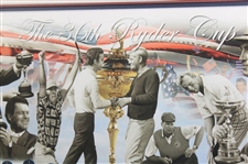 Tiger Woods & Team USA Multi-Signed 2006 Ryder Cup Canvas Print - Framed JSA ALOA