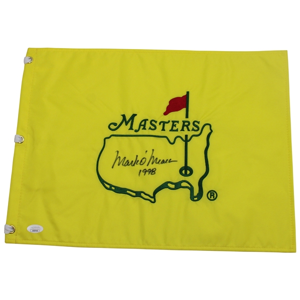Mark OMeara Signed Undated Masters Embroidered Flag w/1998 JSA #AX87950