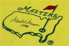 Mark O'Meara Signed Undated Masters Embroidered Flag w/'1998' JSA #AX87950