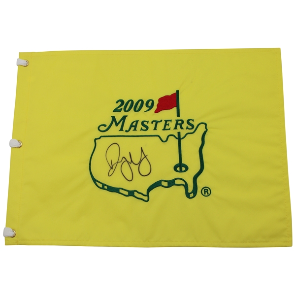 Rory McIlroy Signed 2009 Masters Embroidered Flag - Masters Debut JSA ALOA