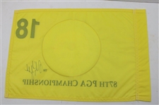 Phil Mickelson Signed 2005 PGA Championship at Baltusrol Flag JSA ALOA