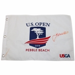 Gary Woodland Signed 2019 US Open at Pebble Beach Embroidered Flag JSA #GG14637