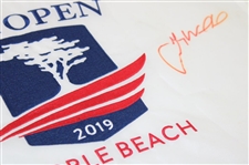 Gary Woodland Signed 2019 US Open at Pebble Beach Embroidered Flag JSA #GG14637
