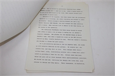 Original 1974 MGM Television Script For “Babe” The Story of Babe Didrikson Zaharias w/Press Packet