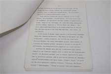 Original 1974 MGM Television Script For “Babe” The Story of Babe Didrikson Zaharias w/Press Packet