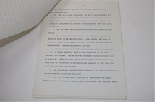 Original 1974 MGM Television Script For “Babe” The Story of Babe Didrikson Zaharias w/Press Packet