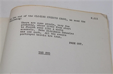 Original 1974 MGM Television Script For “Babe” The Story of Babe Didrikson Zaharias w/Press Packet