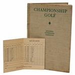 Babe Zaharias Signed 1948 Championship Golf Book w/Referenced Used 64 Scorecard JSA ALOA