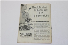 1935 'Rights & Wrongs of Golf' Booklet by Bobby Jones