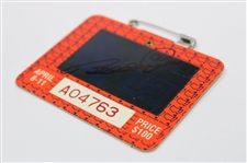 Bernhard Langer Signed 1993 Masters Tournament SERIES Badge #A04763 JSA ALOA