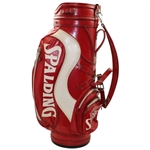 Augusta National Head Pro Bob Kletcke Personal Spalding Red/White Full Size Golf Bag