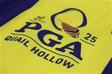2025 PGA Championship at Quail Hollow Tournament Flown Hole 16 Flag - Scheffler Winner