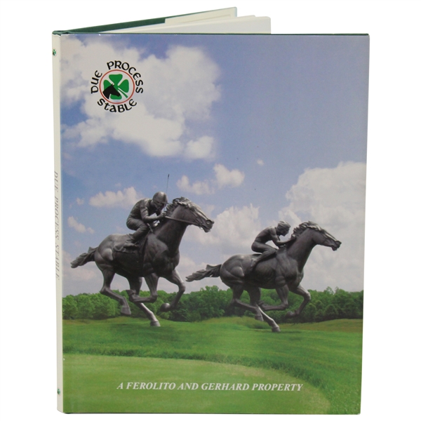 Due Process Stable A Ferolito & Gerhard Property, Very Exclusive High End Golf Club Book
