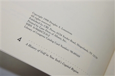 1998 'A History of Golf in New York’s Capital Region' 1st Edition Book by Douglas Lonnstrom