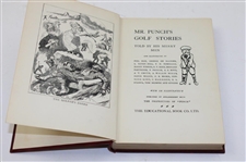 1909 'Mr. Punch Golf Stories, As Told by His Merry Men' Book Book