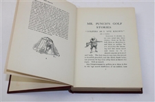1909 'Mr. Punch Golf Stories, As Told by His Merry Men' Book Book
