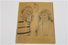 Five (5) Jack Nicklaus with Barbara Nicklaus Photos - Various