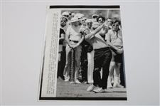 Ten (10) Jack Nicklaus Photos - Trophies, Action, Press, Wire & More