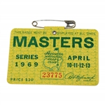 1969 Masters Tournament SERIES Badge #23775 - George Archer Winner