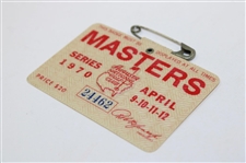 1970 Masters Tournament SERIES Badge #24462 - Billy Casper Winner