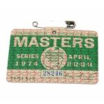 1974 Masters Tournament SERIES Badge #28246 - Gary Player Winner