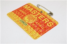 1975 Masters Tournament SERIES Badge #23958 - Jack Nicklaus Winner
