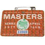 1977 Masters Tournament SERIES Badge #14969 - Tom Watson Winner