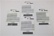 2009, 2010 & 2011 Masters Tournament SERIES Badges - Cabrera, Mickelson, Schwartzel & Bubba Winners
