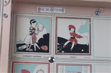 Various Ink Blotters, Catalogs, Cards, Stamps & other w/Gold Smith Mashie in Display