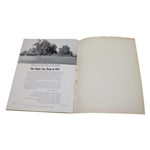 1955 Ryder Cup Golf Matches at Thunderbird Ranch & Country Club Official Program