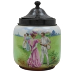 c.1915 Rudolstadt Tobacco Jar Humidor