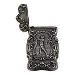 c.1900-10 Uncommon Sterling Match Safe 