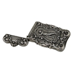 c.1900-10 Uncommon Sterling Match Safe 