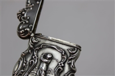 c.1900-10 Uncommon Sterling Match Safe 