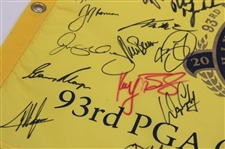 Twenty-Six (26) PGA Championship Winners Signed 2011 PGA Championship Flag JSA ALOA