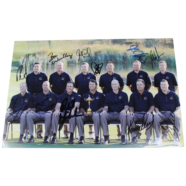 2008 Ryder Cup at Valhalla Team USA Signed Photo by Twelve (12) inc. Captain Azinger JSA ALOA