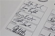 Dual 2011 Walker Cup Team Signed Pairing Sheets w/Tickets, Programs & other JSA ALOA