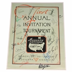 Twenty-Eight (28) Masters Winners Signed Masters Poster JSA ALOA