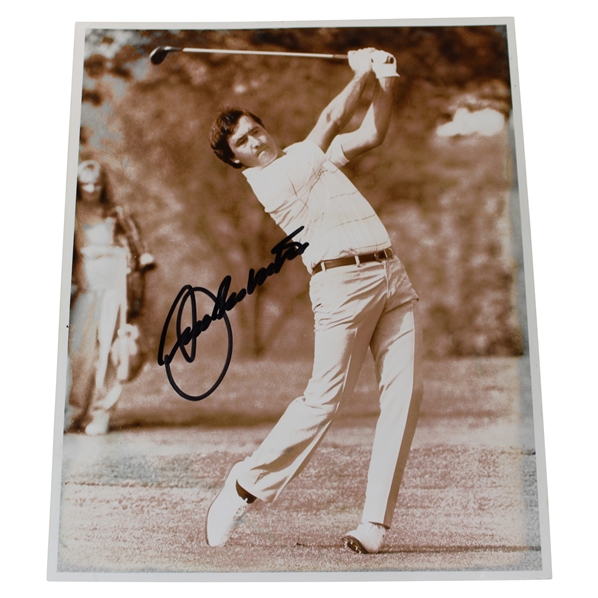 Seve Ballesteros Signed 1987 Follow-Through Pose 8x10 Photo
