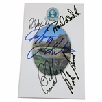 Stewart, Mickelson, Kite & Others Signed 1996 PGA Championship at Valhalla Yardage Guide JSA ALOA