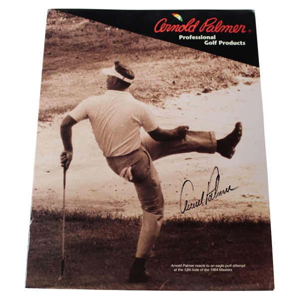 Arnold Palmer Signed Arnold Palmer Product Advertising Sheet JSA ALOA
