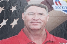 Massive 2016 Ryder Cup at Hazeltine Tournament Used Bleacher Screen Banner