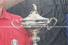Massive 2016 Ryder Cup at Hazeltine Tournament Used Bleacher Screen Banner