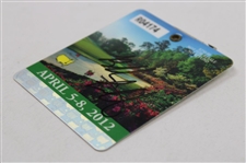 Bubba Watson Signed 2012 Masters Tournament SERIES Badge #R04174 JSA ALOA