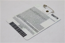 Bubba Watson Signed 2012 Masters Tournament SERIES Badge #R04174 JSA ALOA